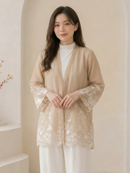 FLOWY OUTER FLORAL - KOREAN WEAR
